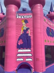 princess hexagon bounce house1 1709673284 Pink Princess Castle